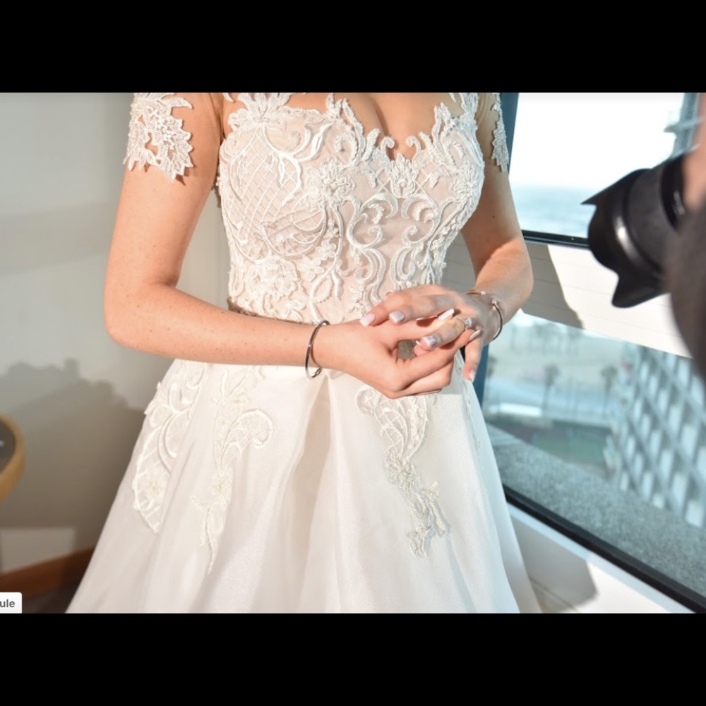 Custom made wedding gown for sale